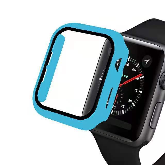 Glass+case For Apple Watch serie 6 5 4 3 SE 44mm 40mm iWatch Case 42mm 38mm bumper Screen Protector+cover apple watch Accessorie
