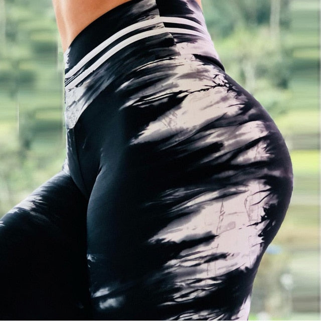 New Women Yoga Leggings pants High Quality Push Up Elastic Workout Scrunch Booty Pants