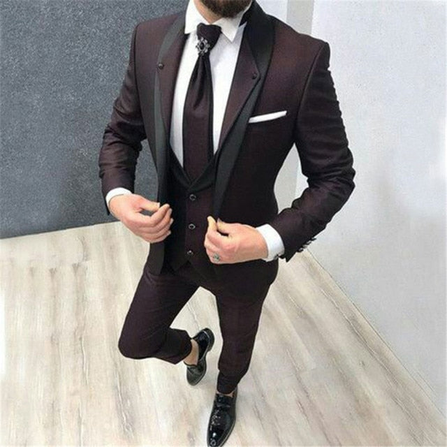 Men Suits for Wedding Suit Men Groom Blazer Tuxedo Slim Fit