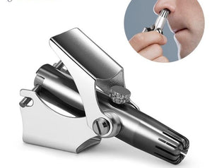 Men Stainless Steel Manual Trimmer for Nose Razor Shaver Washable Nose Ear Hair Trimmer